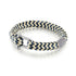 Maritime nautisches armband aus segeltau blau nautic uniqal